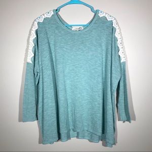 Altar’d State blue striped shirt